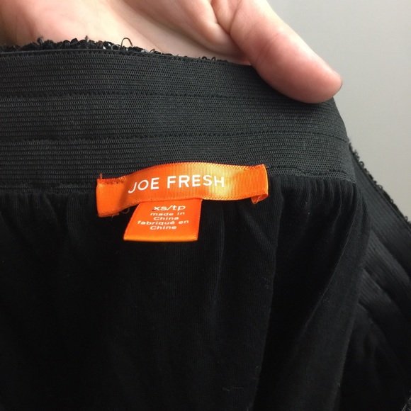 Joe Fresh Black Sequin Mini Elastic Skirt - Picture 5 of 8